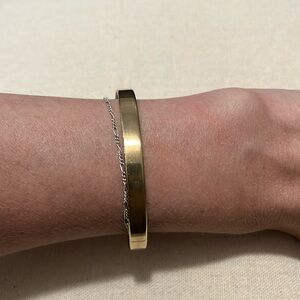 Land of Salt Brass cuff